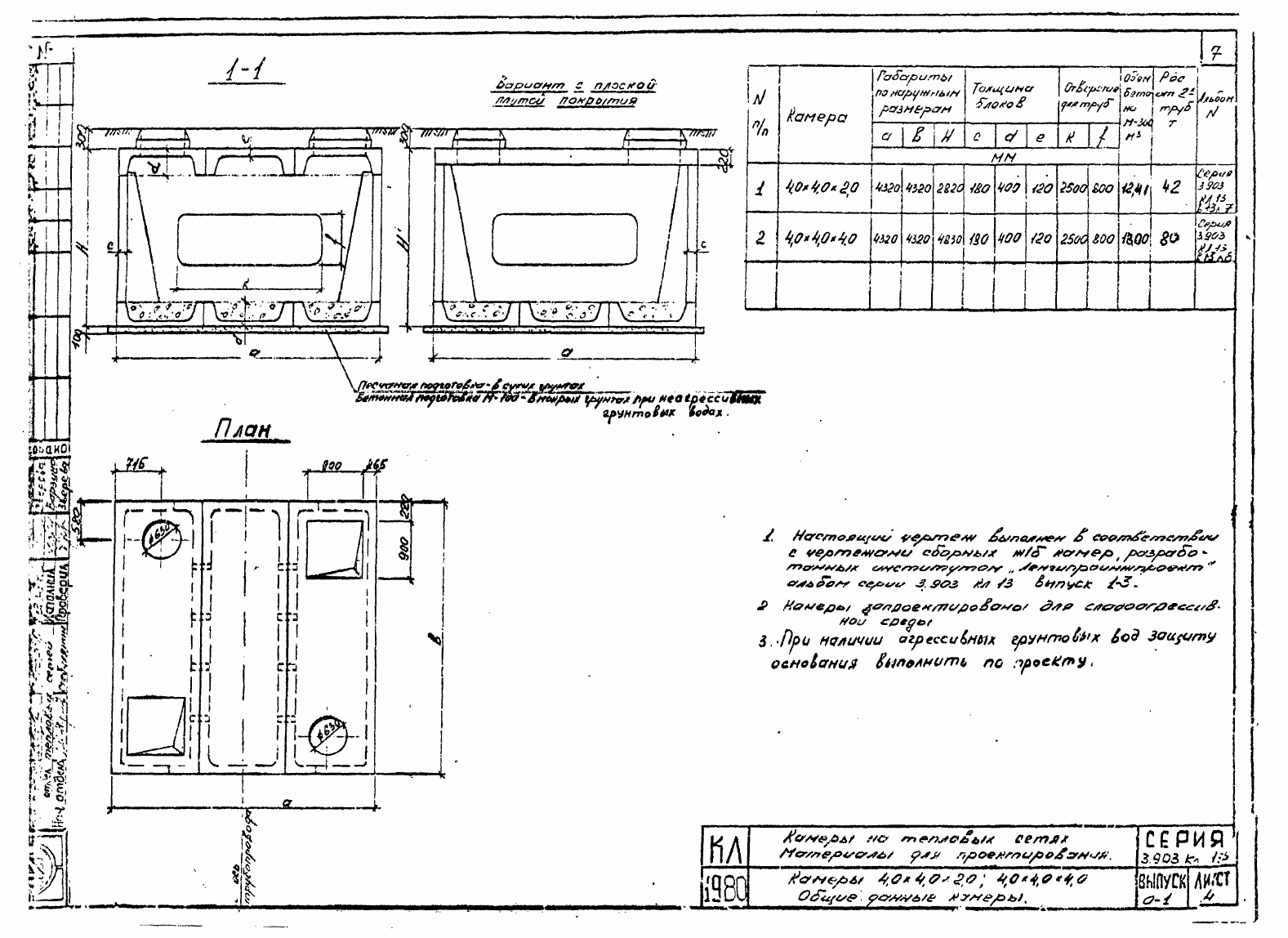 Тепловая камера ТК 4,0×4,0×4,0 по серии 3.903 КЛ-13