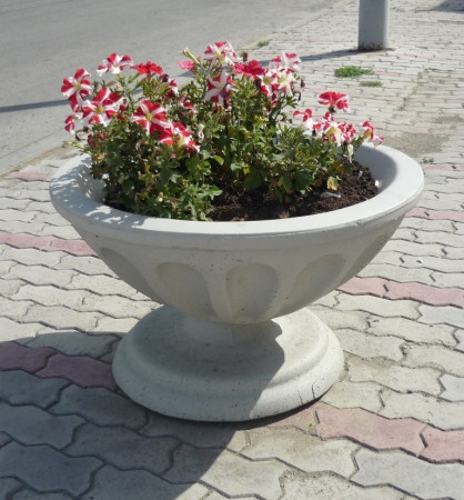 Вазон бетонный уличный (Цветочница) В001