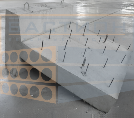 Блок фундамента Ф262-М (по серии 3.501.1-126)