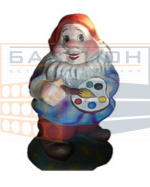 Декоративные фигурки Гном с палитрой