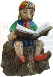 Декоративные фигурки Буратино с книгой