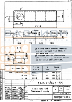 Плита ребристая 2ПВ4 - 2/3/4/5/6 АIV (АV, АтV) (с, к, ск), серия 1.865.1-4/84, выпуск 3