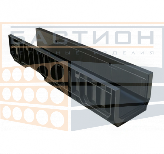 Лоток водоотводный пластиковый H200 DN200