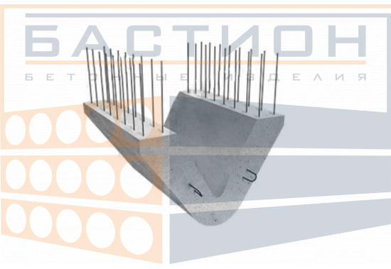 Блок цокольной части Ц-4 (по серии 3.503-23)