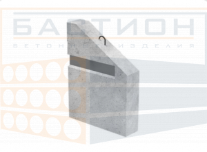 Блок боковой стенки БС12-1 (по серии 3.503.1-79, выпуск 2)