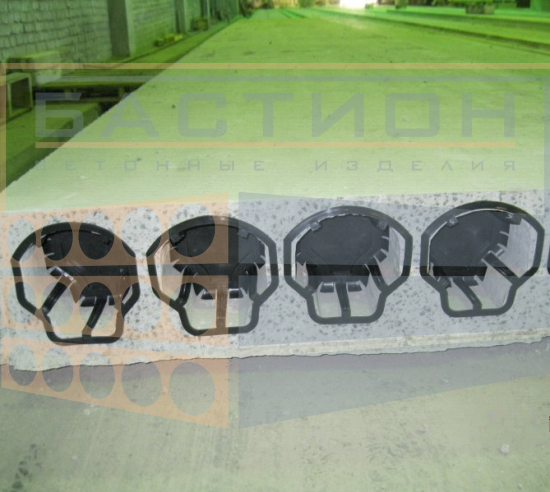 Заглушка для железобетонных пустотных плит перекрытия
