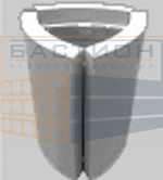 Треугольная бетонная урна УБМ-5