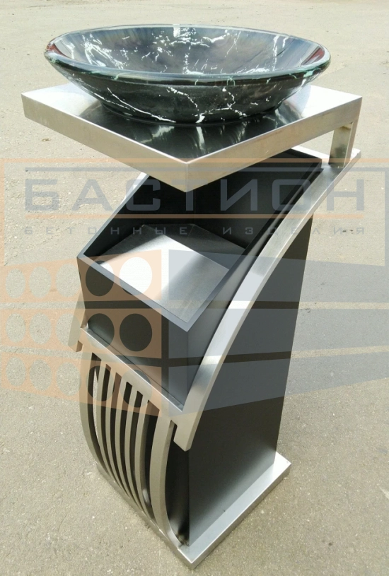 Мусорный контейнер с чашкой ДЖАНГЛ