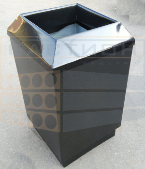 Урна уличная металлическая Метро