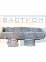 Цветочница Бревно, бетонная