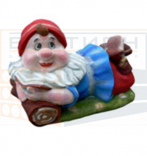 Декоративные фигурки Гном лежащий