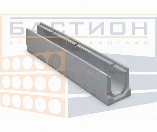 Лоток водоотводный бетонный DN100 H230