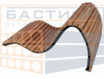 Шезлонг металлический Краб вариант- 7
