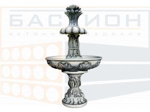 Фонтан Пальма, чаша с лист + ножка с листьями
