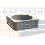Квадратная бетонная цветочница В-4