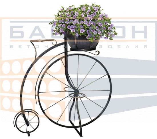 Декоративный велосипед для цветов