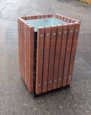 Урна для мусора уличная квадратная Кизляр