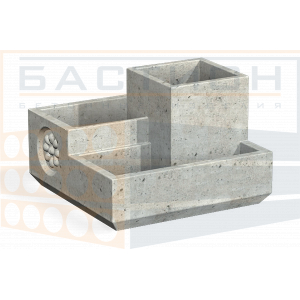Бетонная цветочница В-3/3