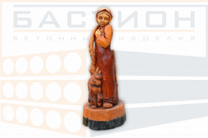Деревянная фигура "Аленушка"