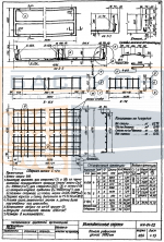 Плита ребристая КБ 6, серия ИИ-01-02