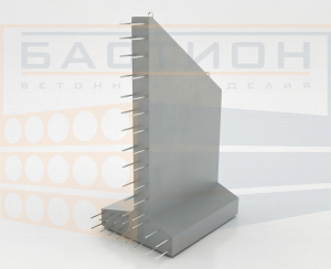 Блок откосной стенки СТ273.3,5-М(пл) (по серии 3.501.1-126)