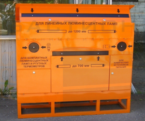 Контейнер для ртутных ламп и батареек (КМ-2-3)