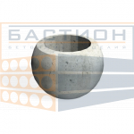 Круглый бетонный вазон В-5